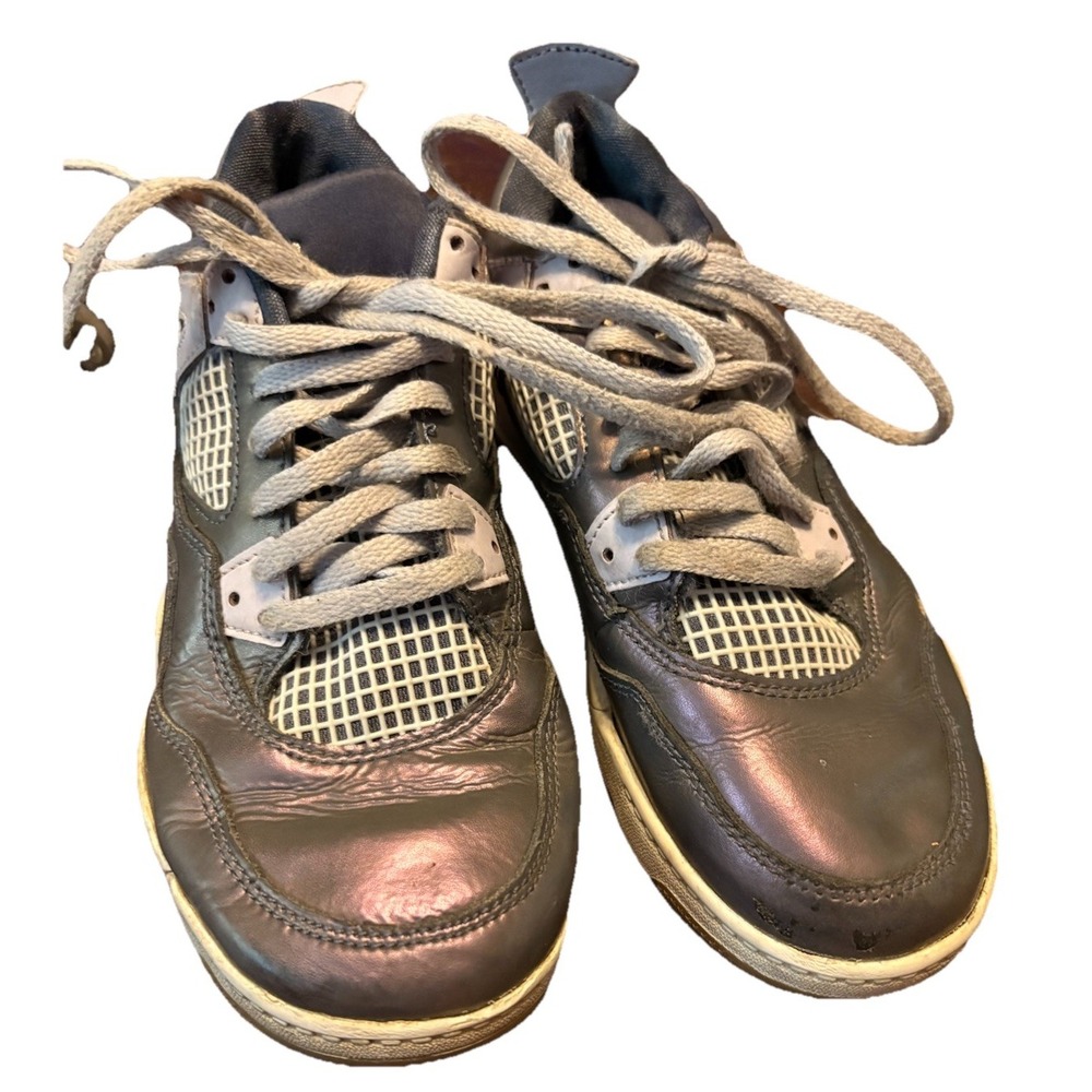 Air Jordan 4 Retro Metallic Silver size 2